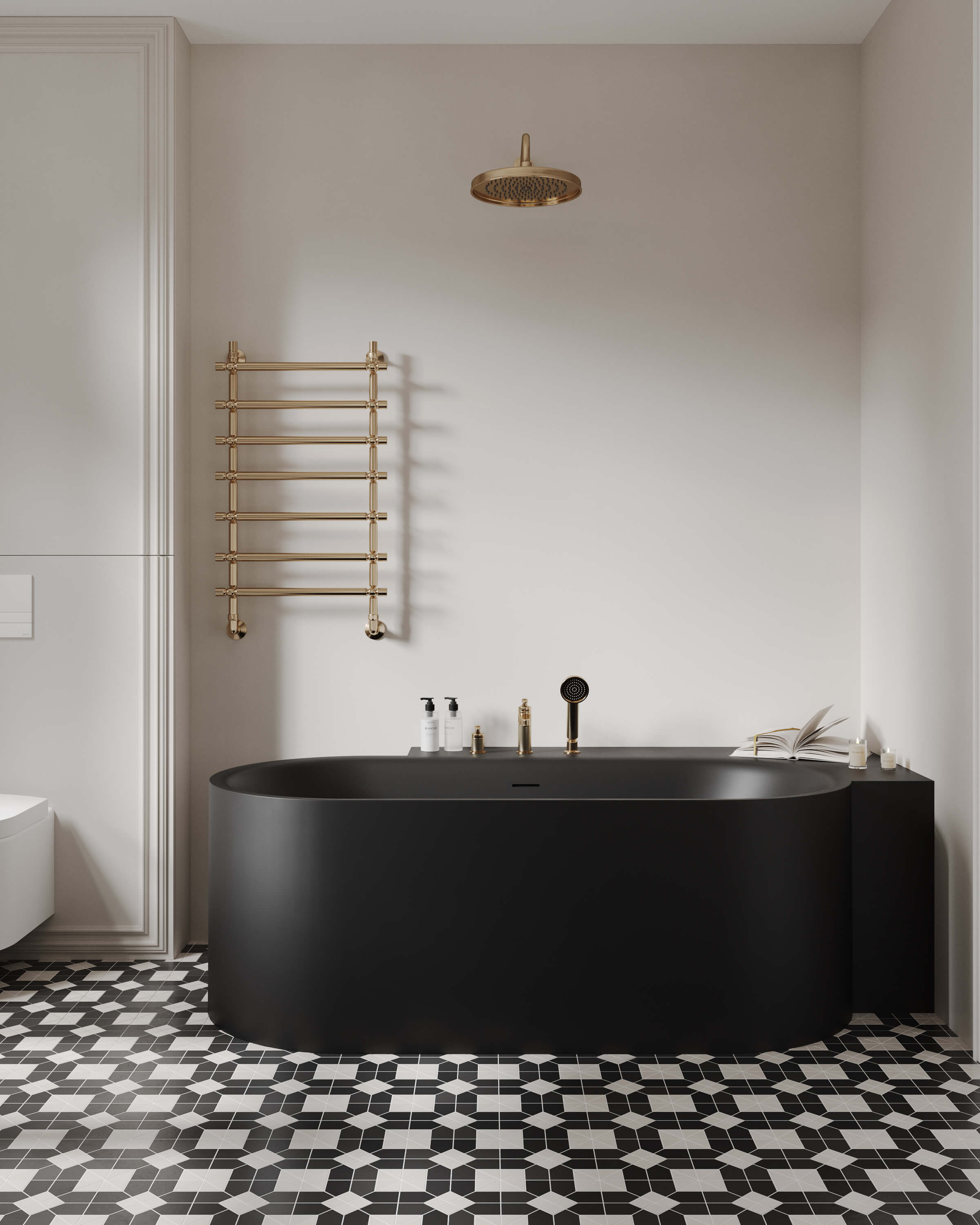 Парижский шик в монохромном интерьере